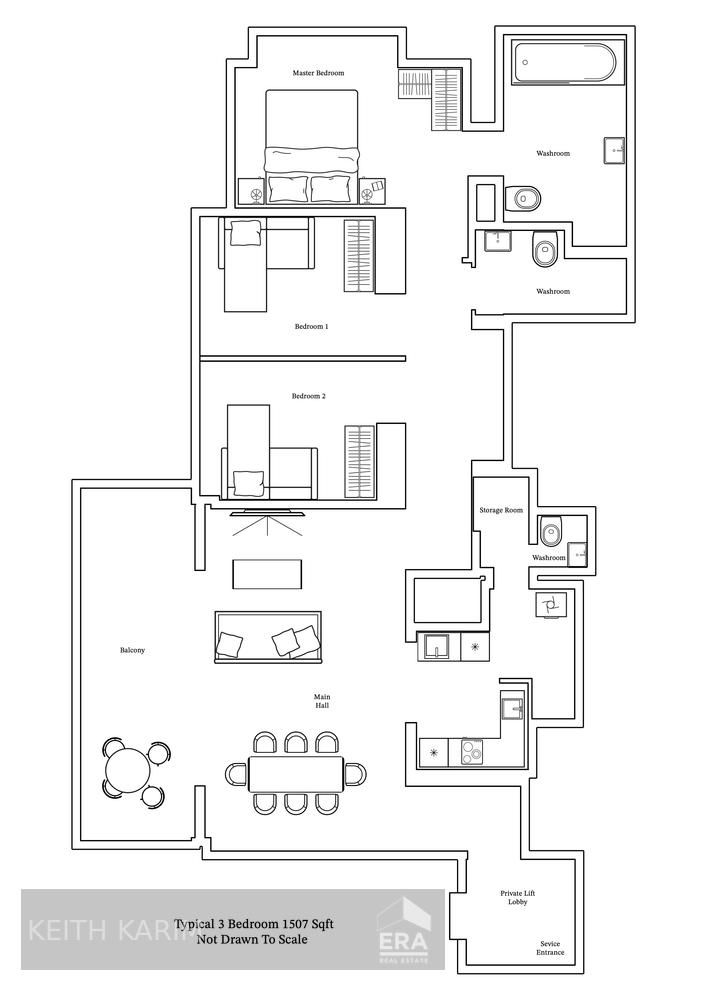 Functional Well Maintained 2, 3 or 4 Bedders With Private Lift!