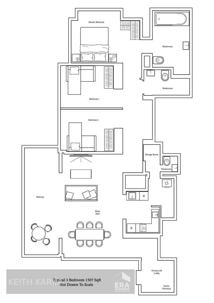 Functional Well Maintained 2, 3 or 4 Bedders With Private Lift!