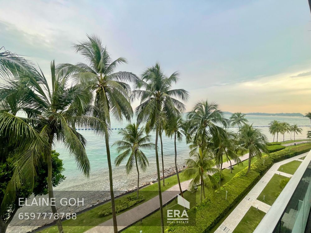 3 Room 3 Bath Reno Kitchen No Road and Pool Noise Off Balcony Seaview!