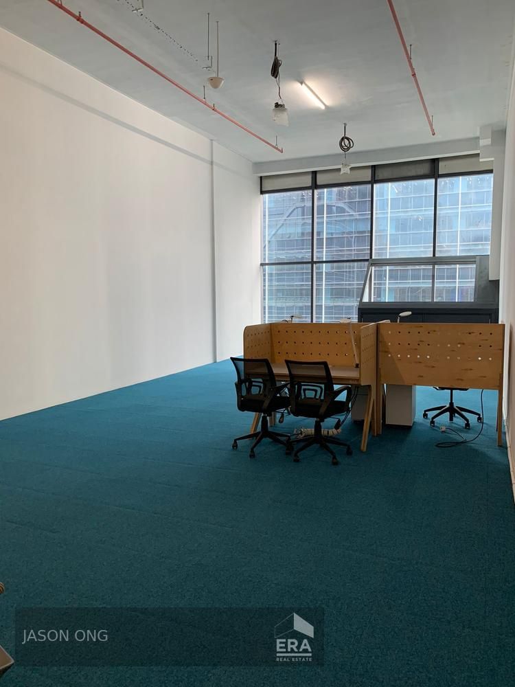 Partially Furnished Office With High Ceiling and Efficient Layout