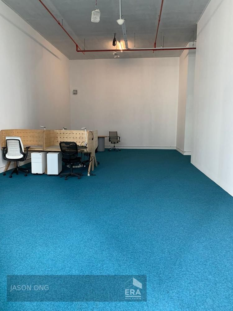 Partially Furnished Office With High Ceiling and Efficient Layout