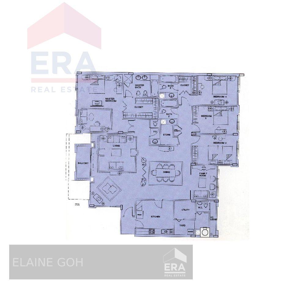 Condominium for Rent, Ewe Boon Road Palm Spring, SGD 10,500 | Freehold