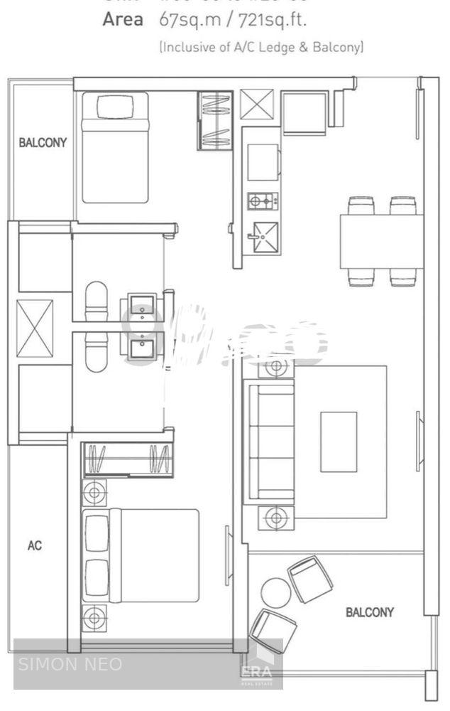 Condominium for Rent, Kim Keat Road The Interweave, SGD 3,900 | Freehold