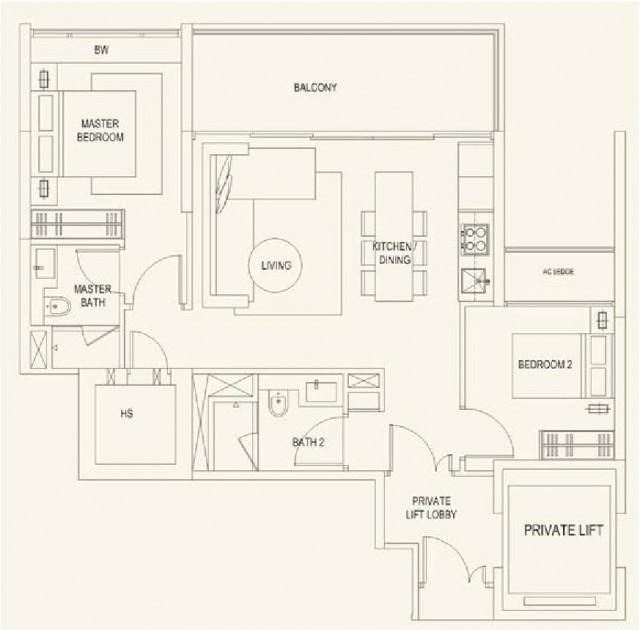 Condominium for Rent: Cairnhill, D09, 229660