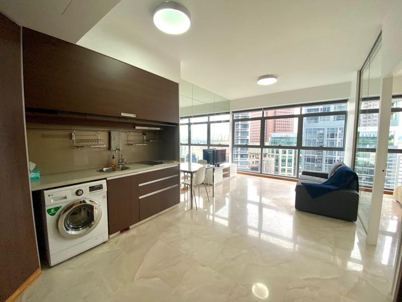 Condominium for Rent, Icon Condominium For Rent, $4,200, 1 Bed 1 Bath 570 sqft $7.37 psf, SGD 4,200 | 99-year Leasehold