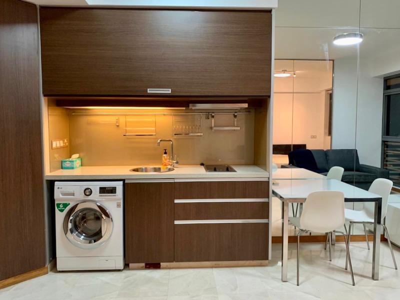 Condominium for Rent, Icon Condominium For Rent, $4,200, 1 Bed 1 Bath 570 sqft $7.37 psf, SGD 4,200 | 99-year Leasehold