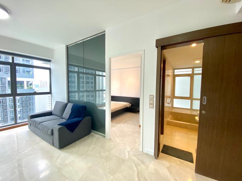 Condominium for Rent, Icon Condominium For Rent, $4,200, 1 Bed 1 Bath 570 sqft $7.37 psf, SGD 4,200 | 99-year Leasehold
