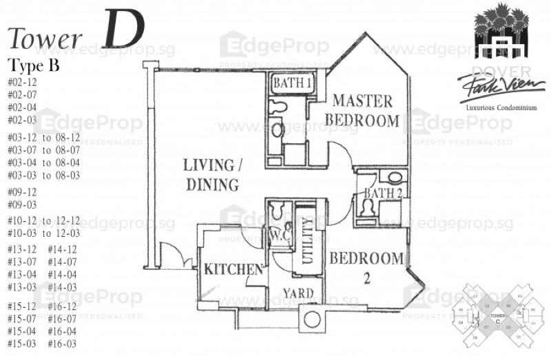 Condominium for Rent: D05, 138687