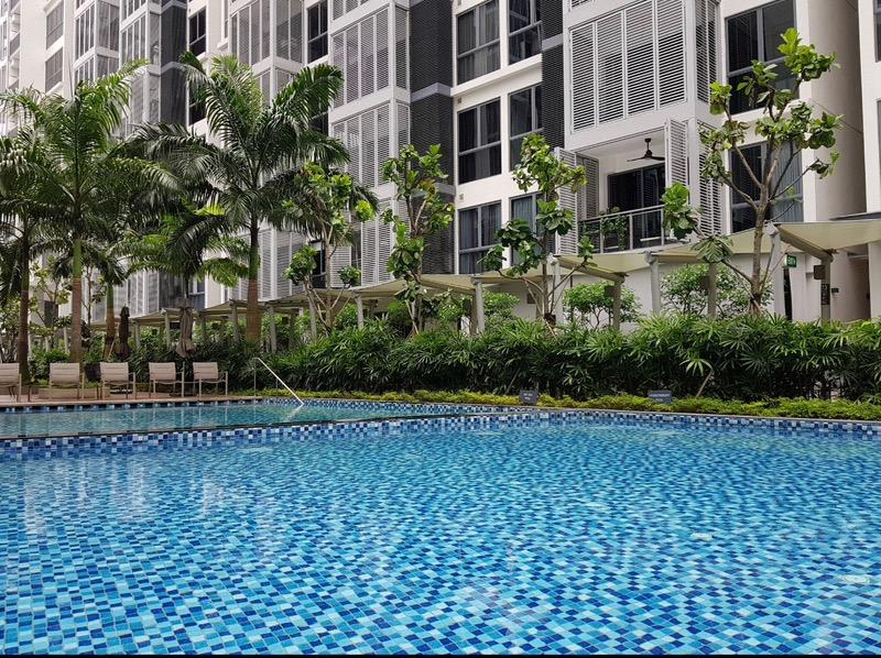 Condominium for Rent, Watertown Condominium For Rent, $3,500, 2 Bed 1 Bath 570 sqft $6.14 psf, SGD 3,500 | 99-year Leasehold