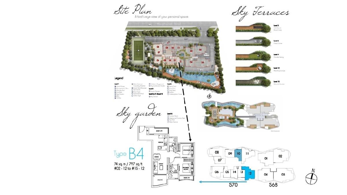 Condominium for Rent, Sky Green Condominium For Rent, $3,999, 2 Bed 2 Bath 797 sqft $5.02 psf, SGD 3,999