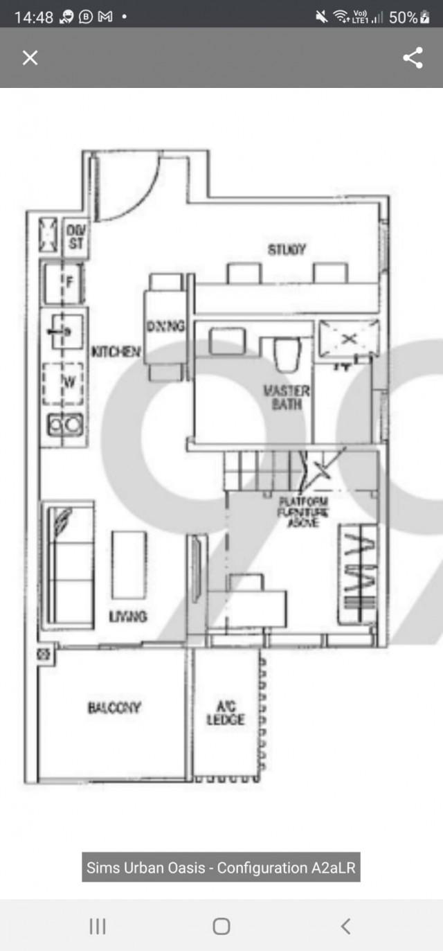 Condominium for Rent: Geylang, D14, 387391