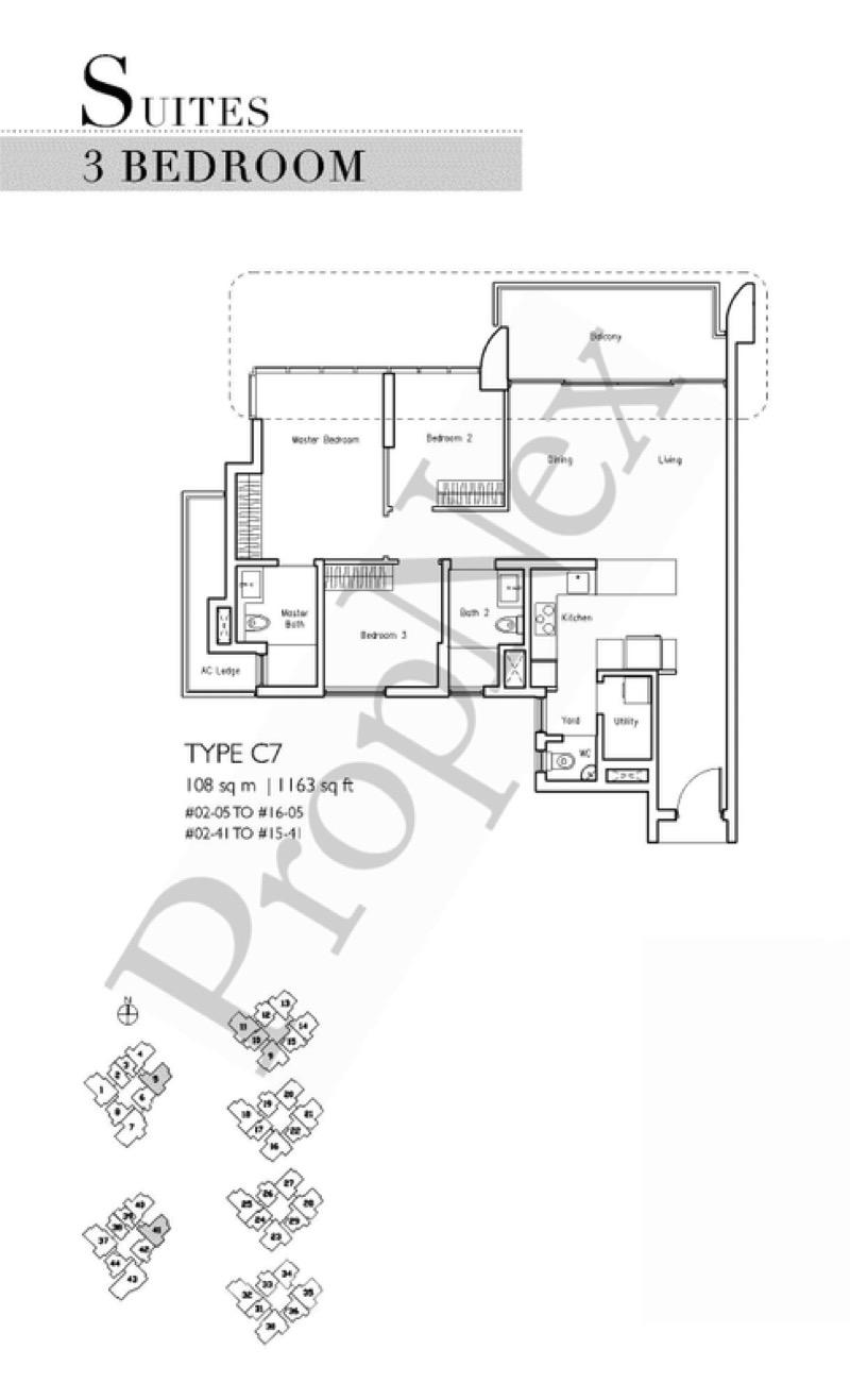 Condominium for Rent, Lakeville Condominium For Rent, $6,000, 3 Bed 3 Bath 1,163 sqft $5.16 psf, SGD 6,000 | 99-year Leasehold