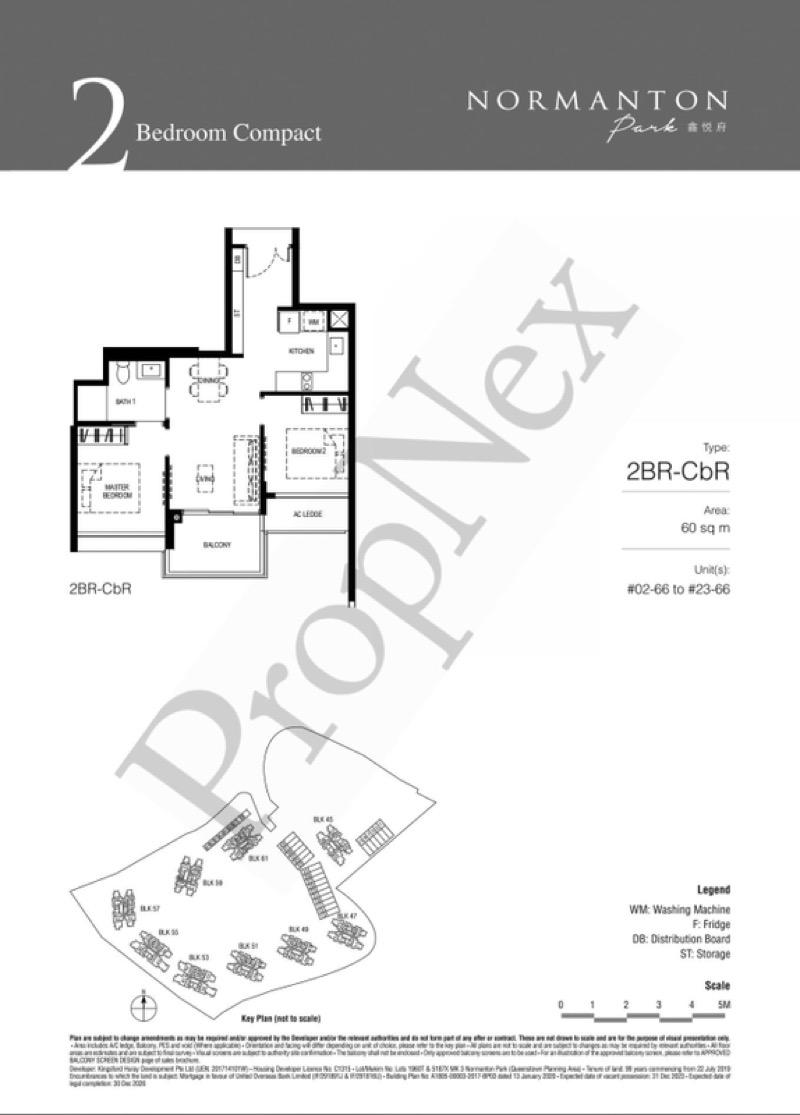 Condominium for Rent, Normanton Park Condominium For Rent, $3,800, 2 Bed 1 Bath 646 sqft $5.88 psf, SGD 3,800 | 99-year Leasehold