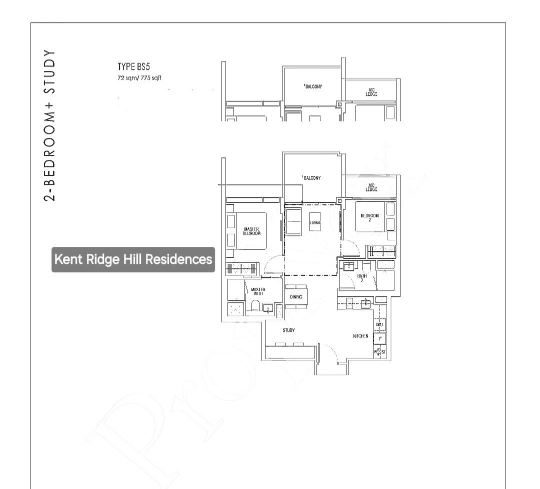 Condominium for Rent, Kent Ridge Hill Residences Condominium For Rent, $4,900, 2 Bed 2 Bath 775 sqft $6.32 psf, SGD 4,900 | 99-year Leasehold