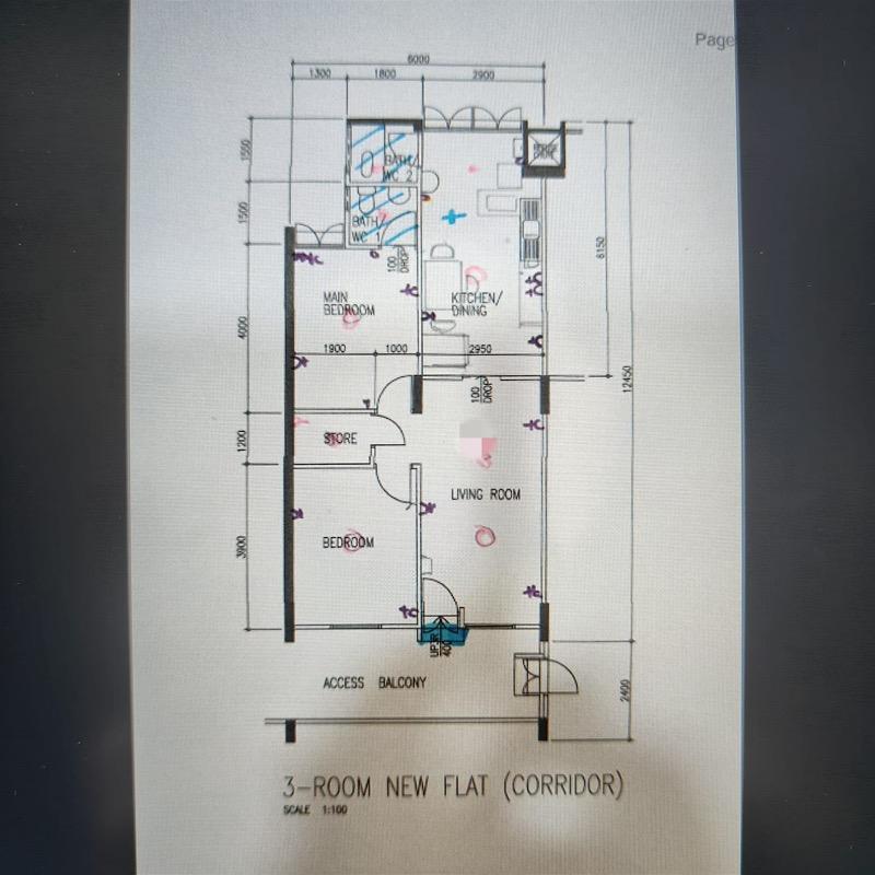 HDB Apartment for Rent, 92 Bedok North Avenue 4 HDB Apartment For Rent, $3,200, 2 Bed 2 Bath 721 sqft $4.44 psf, SGD 3,200 | 99-year Leasehold