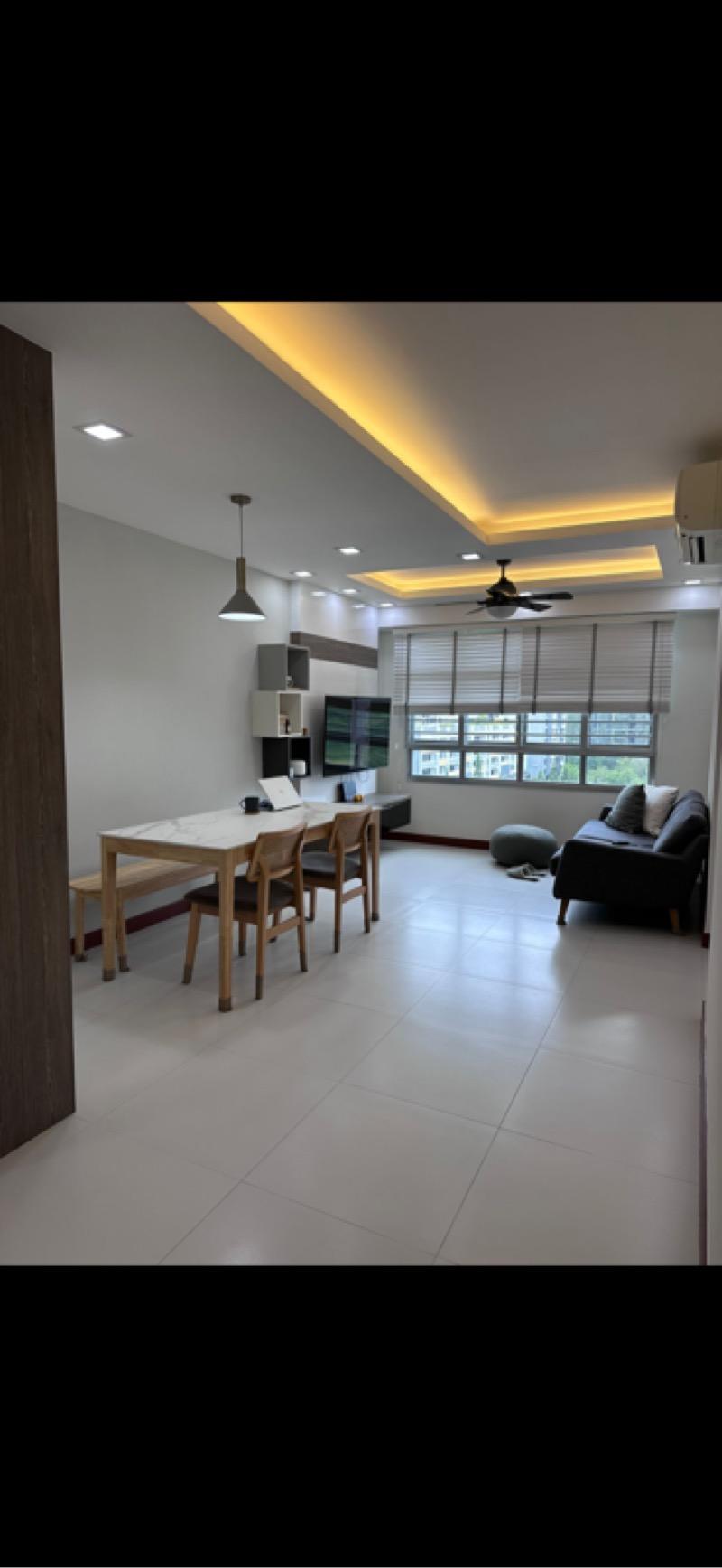 HDB Apartment for Rent, 330B Anchorvale Street HDB Apartment For Rent, $2,800, 1 Bed 2 Bath 969 sqft $2.89 psf, SGD 2,800