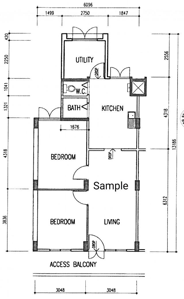 HDB Apartment for Rent, 19 Eunos Crescent HDB Apartment For Rent, $3,000, 3 Bed 1 Bath 721 sqft $4.16 psf, SGD 3,000 | 99-year Leasehold