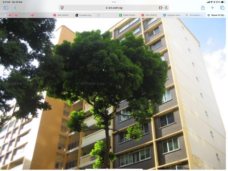 HDB Apartment for Rent, 114 Bishan Street 12 HDB Apartment Room Rental, $1,250, 1 Bed 129 sqft $9.69 psf, SGD 1,250 | 99-year Leasehold