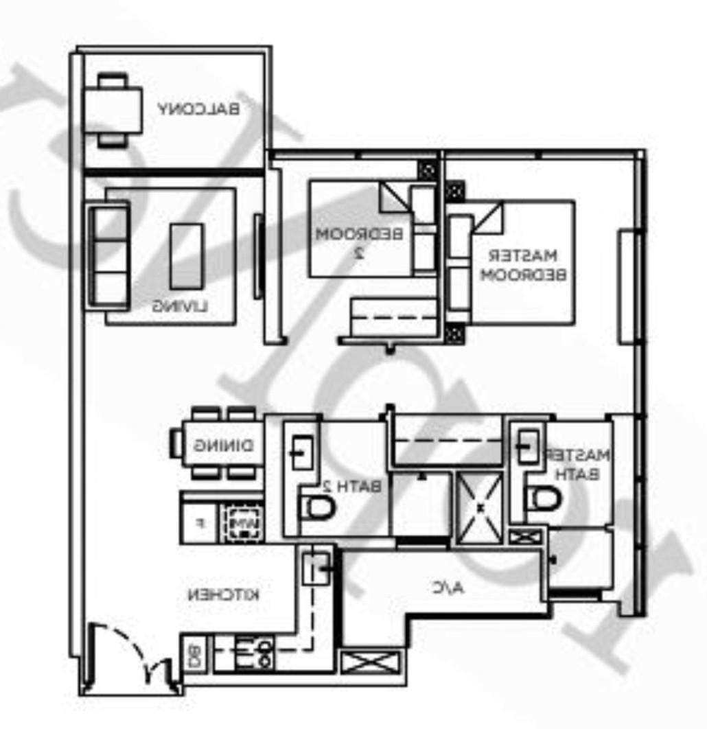 Condominium for Rent, 3 Cuscaden Condominium For Rent, $7,800, 2 Bed 2 Bath 764 sqft $10.21 psf, SGD 7,800 | Freehold