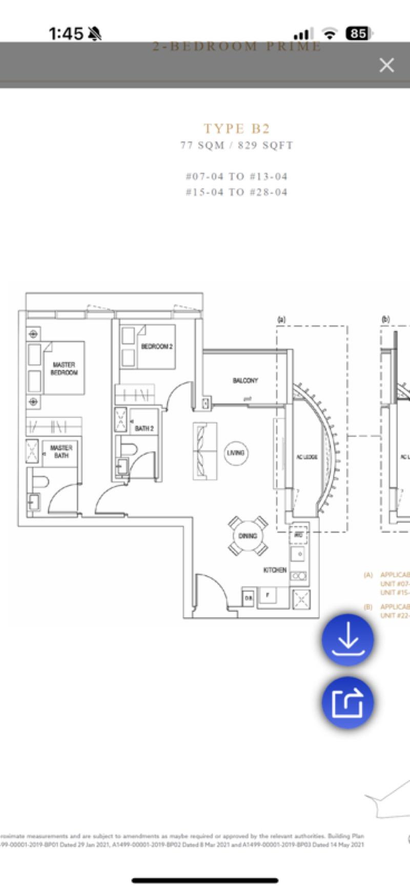 Condominium for Rent, Klimt Cairnhill Condominium For Rent, $8,500, 2 Bed 2 Bath 829 sqft $10.25 psf, SGD 8,500 | Freehold