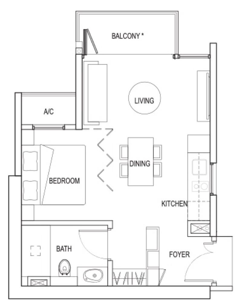 Condominium for Rent: D12, 338986
