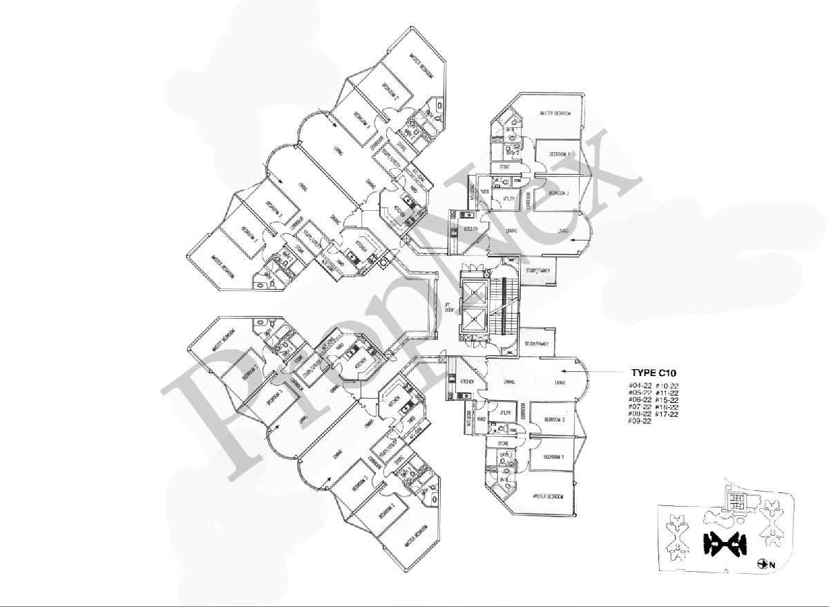 Condominium for Rent, Yew Mei Green Condominium For Rent, $4,500, 3 Bed 3 Bath 1,410 sqft $3.19 psf, SGD 4,500 | 99-year Leasehold