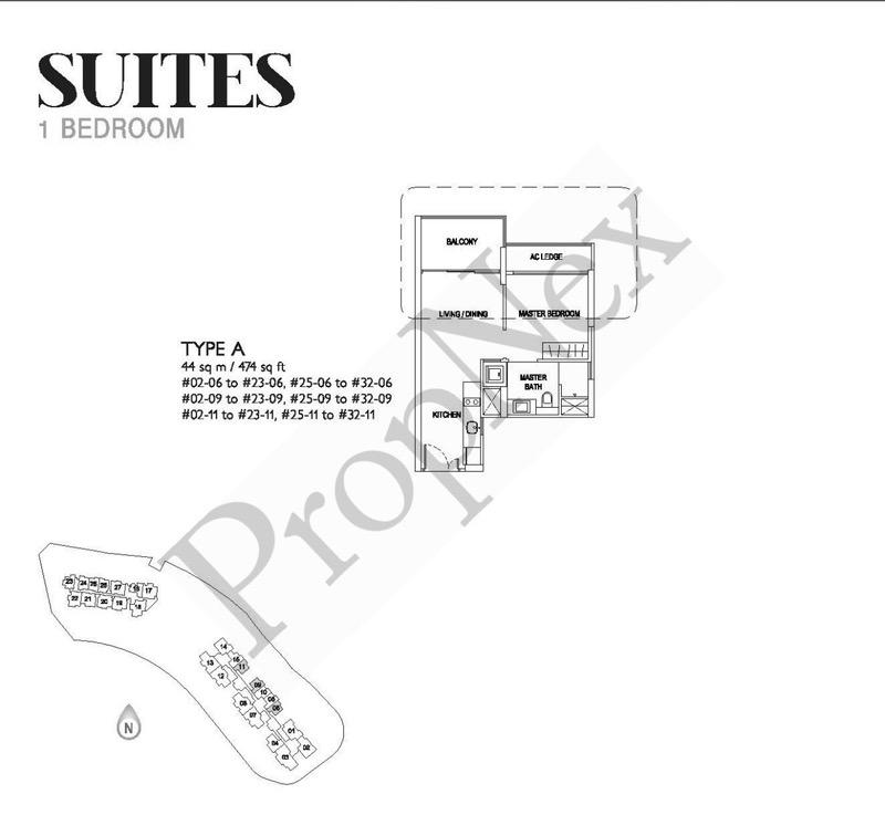 Condominium for Rent, J Gateway Condominium For Rent, $3,400, 1 Bed 1 Bath 474 sqft $7.17 psf, SGD 3,400 | 99-year Leasehold