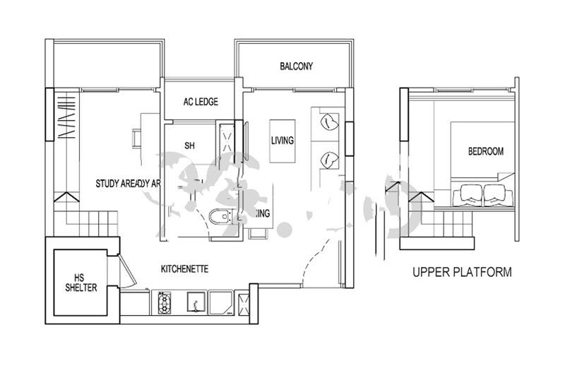 Condominium for Rent, 8 Bassein Condominium For Rent, $3,200, 1 Bed 1 Bath 452 sqft $7.08 psf, SGD 3,200 | Freehold