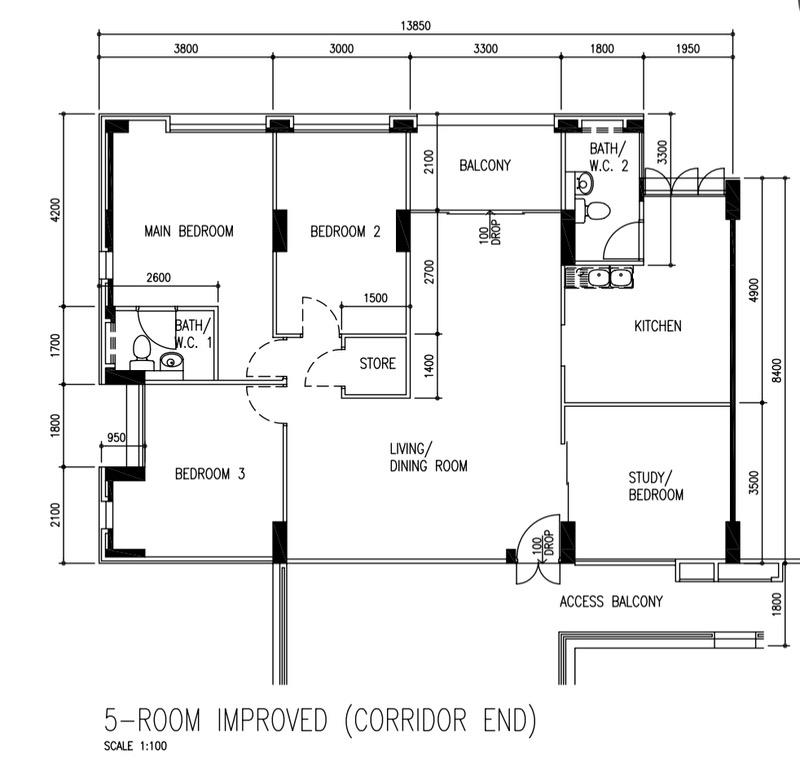 HDB Apartment for Rent, 226 Pasir Ris Street 21 HDB Apartment For Rent, $4,000, 4 Bed 2 Bath 1,356 sqft $2.95 psf, SGD 4,000 | 99-year Leasehold