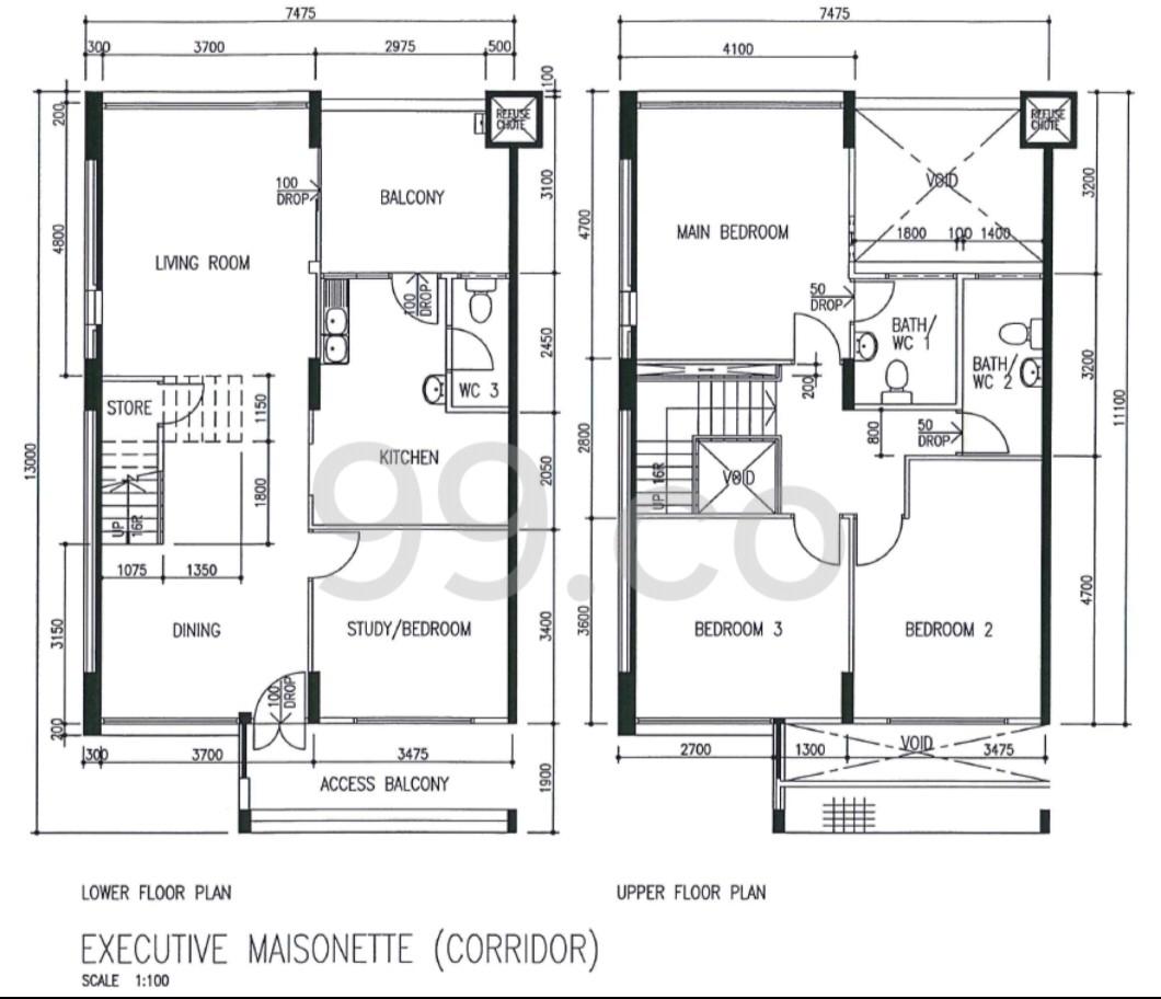 HDB Apartment for Rent, 8 Toh Yi Drive HDB Apartment For Rent, $4,800, 4 Bed 3 Bath 1,615 sqft $2.97 psf, SGD 4,800 | 99-year Leasehold