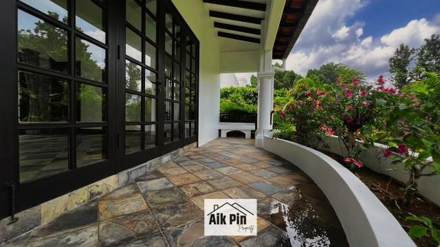 Bungalow - Good Class for Rent, Binjai Park Good Class Bungalow For Rent, $19,000, 4 Bed 5 Bath 5,500 sqft $1.31 psf, SGD 19,000 | Freehold