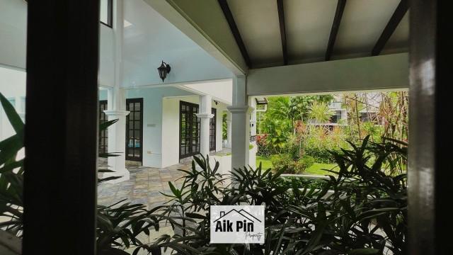 Bungalow - Good Class for Rent, Binjai Park Good Class Bungalow For Rent, $19,000, 4 Bed 5 Bath 5,500 sqft $1.31 psf, SGD 19,000 | Freehold