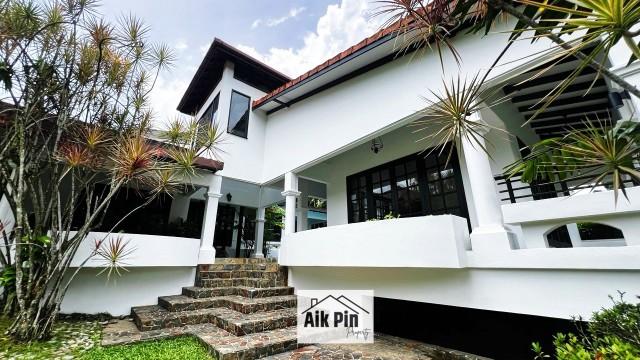 Bungalow - Good Class for Rent, Binjai Park Good Class Bungalow For Rent, $19,000, 4 Bed 5 Bath 5,500 sqft $1.31 psf, SGD 19,000 | Freehold