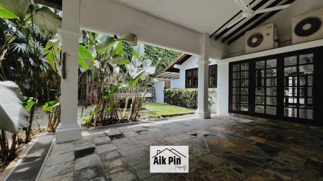 Bungalow - Good Class for Rent, Binjai Park Good Class Bungalow For Rent, $19,000, 4 Bed 5 Bath 5,500 sqft $1.31 psf, SGD 19,000 | Freehold