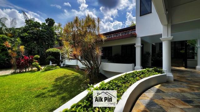 Bungalow - Good Class for Rent, Binjai Park Good Class Bungalow For Rent, $19,000, 4 Bed 5 Bath 5,500 sqft $1.31 psf, SGD 19,000 | Freehold