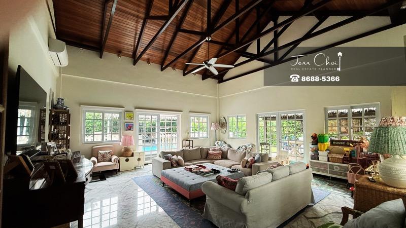 Bungalow for Rent, Hua Guan Bungalow D21 Bukit Timah Bungalow House For Rent, $16,900, 5 Bed 5 Bath 5,500 sqft $1.77 ps, SGD 16,900 | 999-year Leasehold