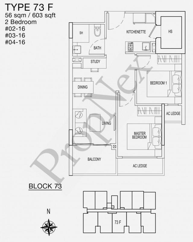Condominium for Rent: D25, 737784