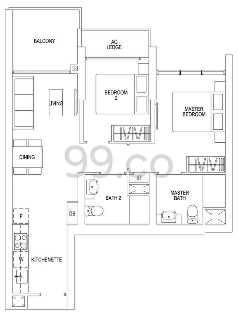 Condominium for Rent: D05, 126753
