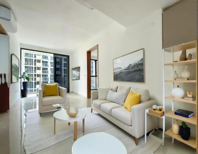Condominium for Rent, Penrose Condominium For Rent, $4,200, 2 Bed 2 Bath 710 sqft $5.92 psf, SGD 4,200 | 99-year Leasehold