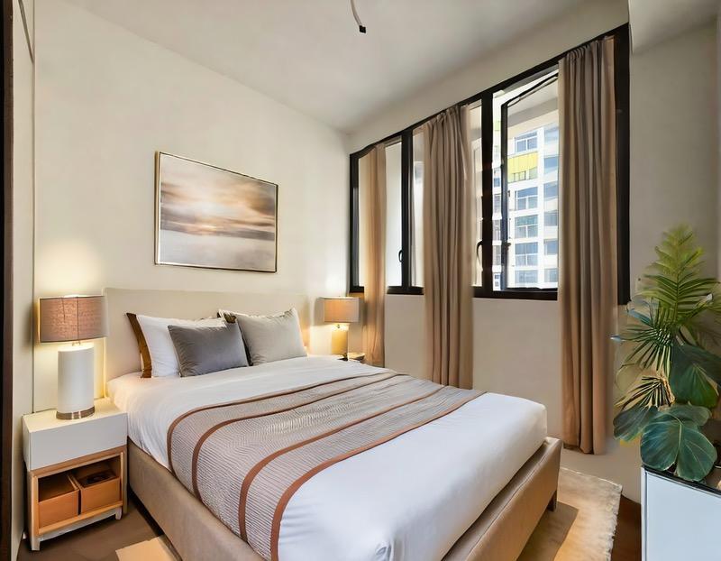 Condominium for Rent, Penrose Condominium For Rent, $4,200, 2 Bed 2 Bath 710 sqft $5.92 psf, SGD 4,200 | 99-year Leasehold