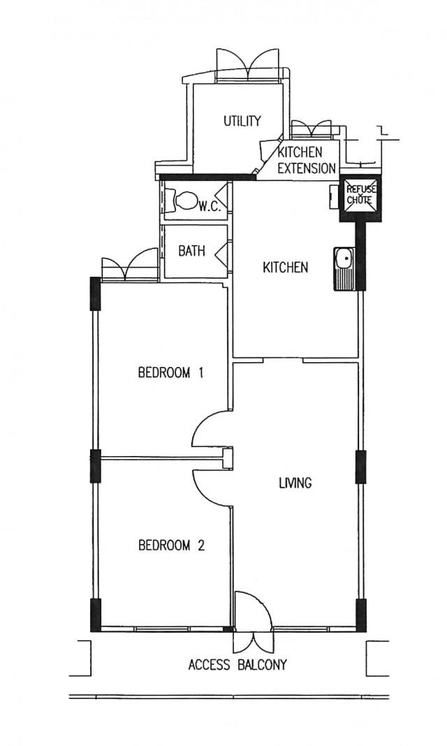 HDB Apartment for Rent, 19 Ghim Moh Road HDB Apartment For Rent, $3,200, 3 Bed 1 Bath 700 sqft $4.57 psf, SGD 3,200 | 99-year Leasehold