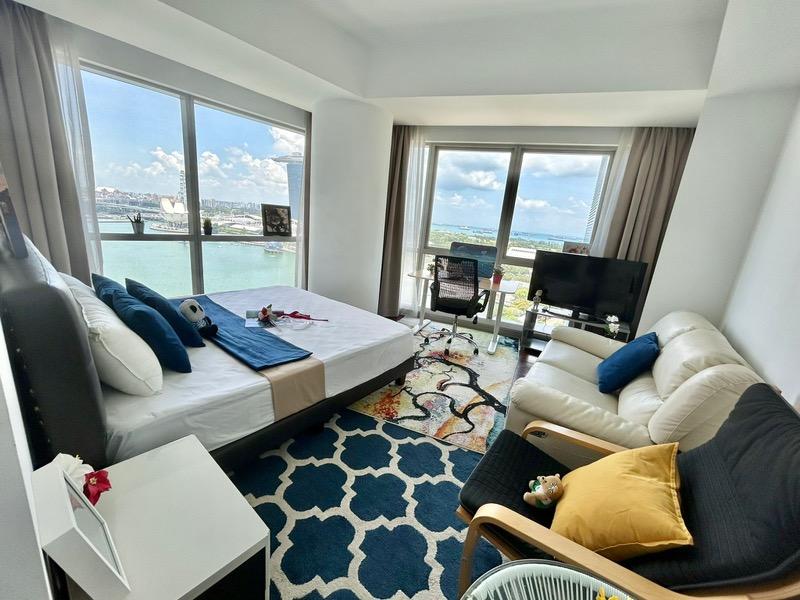Apartment for Rent, The Sail @ Marina Bay Apartment Room Rental, $3,700, 1 Bed 1 Bath 230 sqft $16.09 psf, SGD 3,700 | 99-year Leasehold