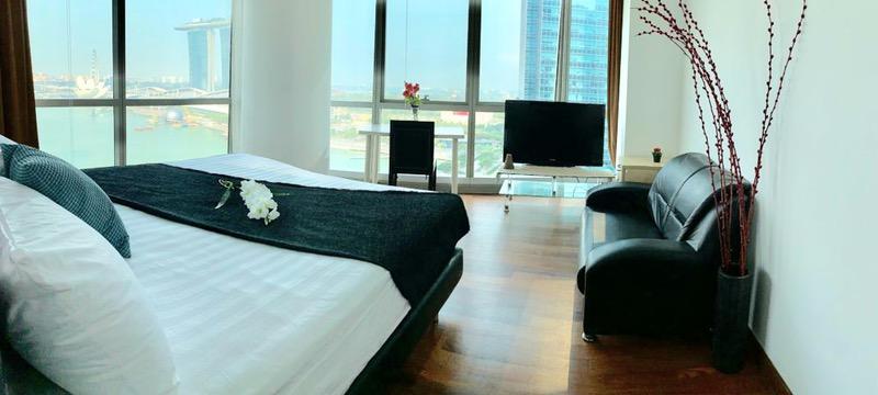 Apartment for Rent, The Sail @ Marina Bay Apartment Room Rental, $3,700, 1 Bed 1 Bath 230 sqft $16.09 psf, SGD 3,700 | 99-year Leasehold