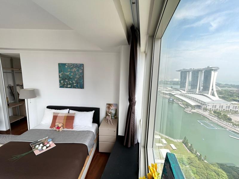 Apartment for Rent, The Sail @ Marina Bay Apartment Room Rental, $3,500, 1 Bed 1 Bath 220 sqft $15.91 psf, SGD 3,500 | 99-year Leasehold