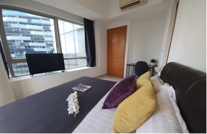 Apartment for Rent, The Sail @ Marina Bay Apartment Room Rental, $3,500, 1 Bed 1 Bath 220 sqft $15.91 psf, SGD 3,500 | 99-year Leasehold