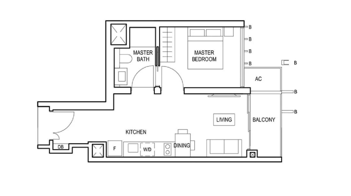 Condominium for Rent: Hillview, D23, 667971