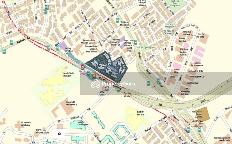 Condominium for Rent, Bartley Residences, SGD 4,100 | 99-year lease