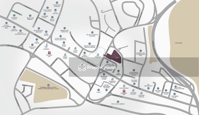 Condominium for Rent, Cairnhill Nine, SGD 8,200 | 99-year lease