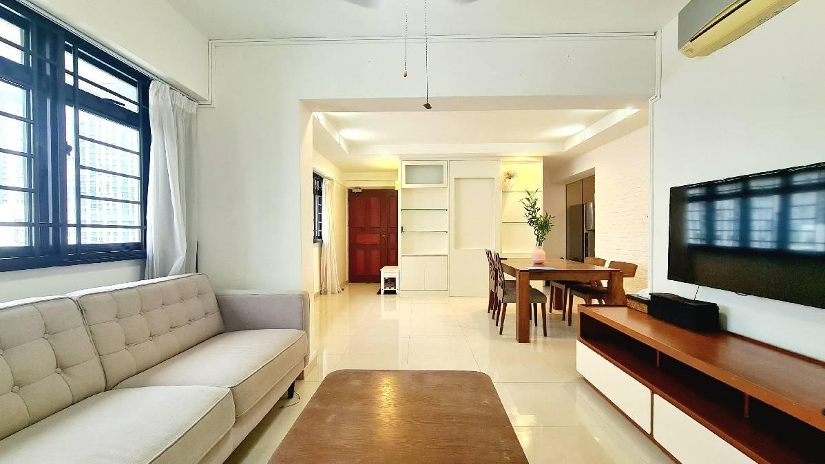 HDB Apartment for Rent, 11 Cantonment Close HDB Apartment For Rent, $3,680, 2 Bed 2 Bath 807 sqft $4.56 psf, SGD 3,680 | 99-year Leasehold