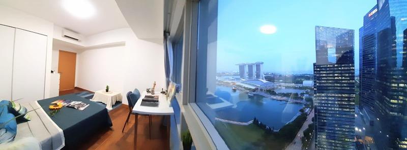 Apartment for Rent, The Sail @ Marina Bay Apartment Room Rental, $2,400, 1 Bed 1 Bath 160 sqft $15.00 psf, SGD 2,400 | 99-year Leasehold